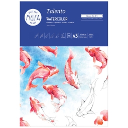 BLOCCO TALENTO 10FG A3   300GR ACQUERELLO