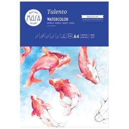 BLOCCO TALENTO 10FG A4   300GR ACQUERELLO