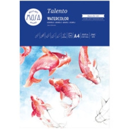 BLOCCO TALENTO 10 FOGLI A5   300GR ACQUERELLO