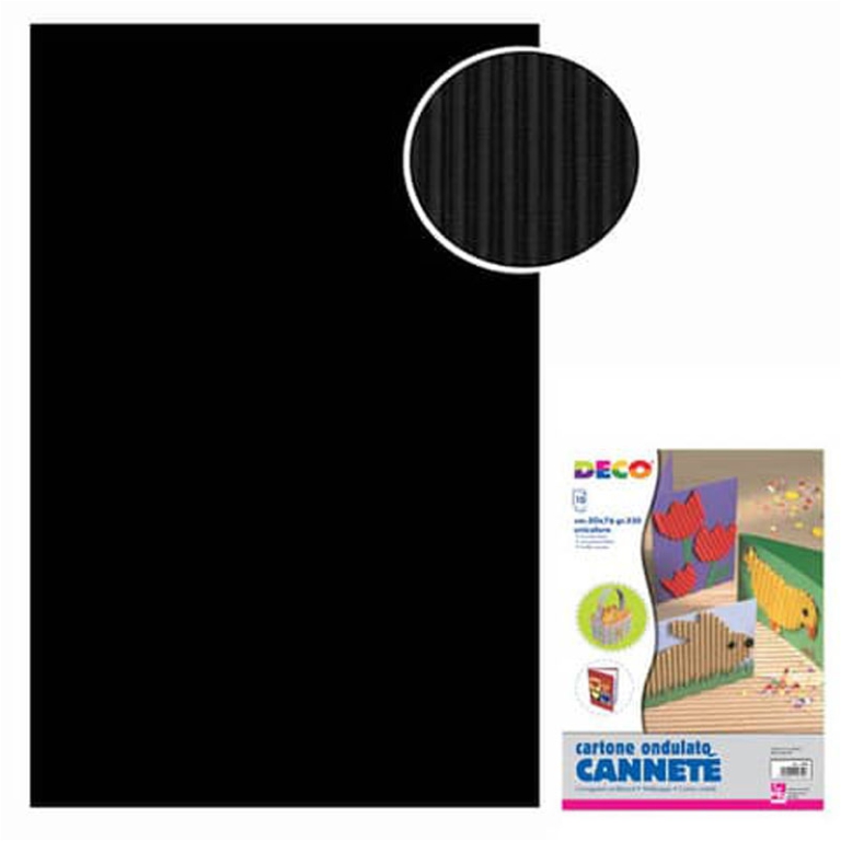 FOGLI ONDA 50X70 10PZ    NERO CWR