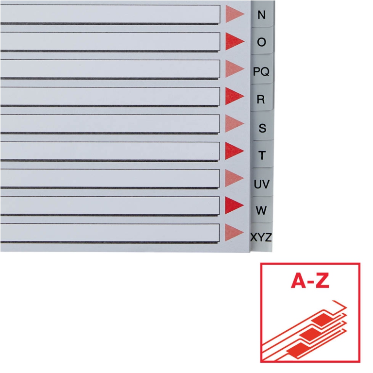 DIVISORI A4 A-Z MAXI     PPL PLASTICA 2