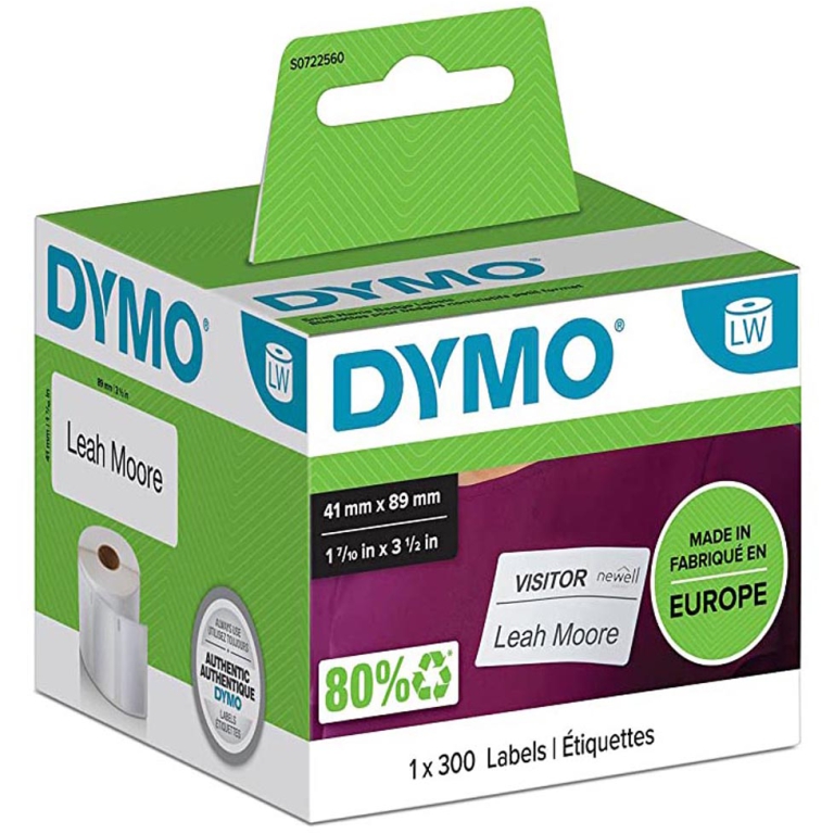 ETICHETTE INDIRIZZI DYMO 41X89 300PZ 11356 REMOVIB