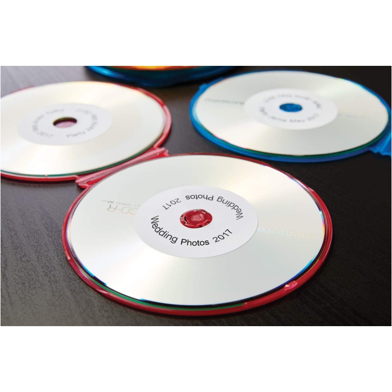 ETICHETTE INDIRIZZI DYMO CD/DVD 160PZ 14681 57MM 2
