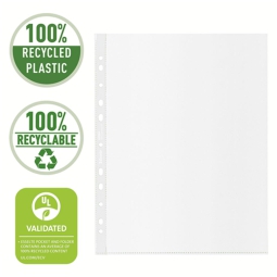 BUSTE PLASTICA FORATE 22X30 RICICLATE ESSELTE 50PZ
