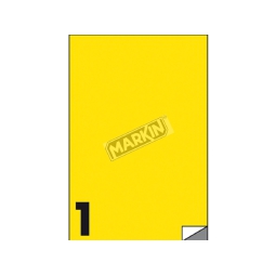 ETICHETTE COPY A4 210X297 100FG GIALLO