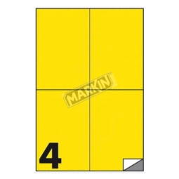 ETICHETTE COPY A4 105X148 100FG GIALLO