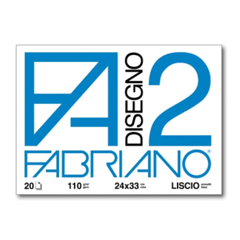 ALBUM FA2 24X33 LISCIO 20FG 110GR 10PZ