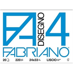 ALBUM FA4 24X33 LISCIO 20FG 220GR 10PZ