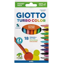 TURBOCOLOR 18 COLORI 10 CONFEZIONI PENNARELLI