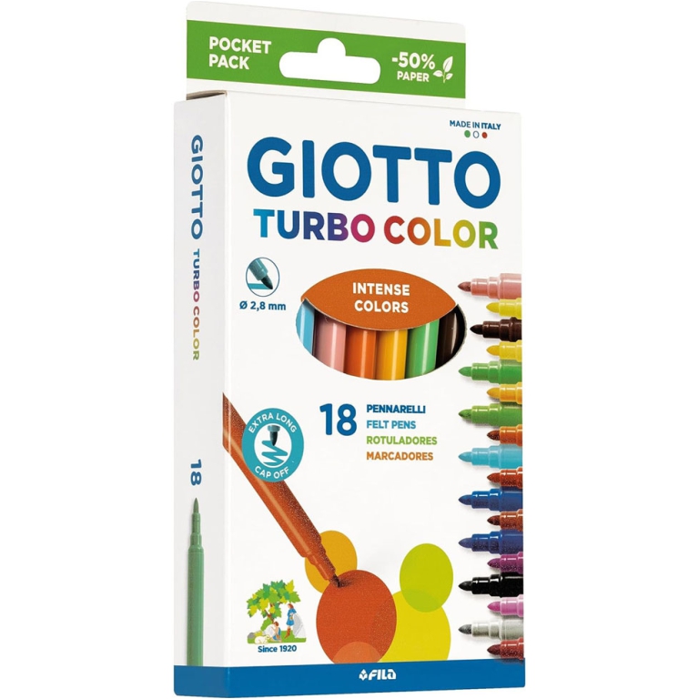 TURBOCOLOR 18 COLORI 10 CONFEZIONI PENNARELLI 2