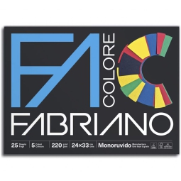 ALBUM FACOLORE 24X33 COL. ASSORTITI 25FG 220GR 5PZ