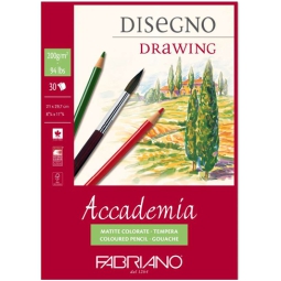 BLOCCO ACCADEMIA A4 21X29,7 30FG 200GR
