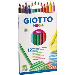 PASTELLI MEGA 12 COLORI 6 CONFEZIONI GIOTTO