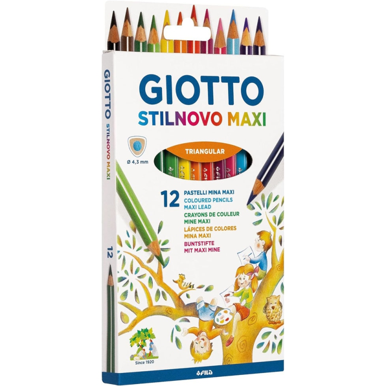 STILNOVO MAXI 12 COLORI 6 CONFEZIONI PASTELLI 2