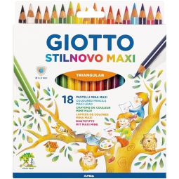 STILNOVO MAXI 18 COLORI 6 CONFEZIONI PASTELLI