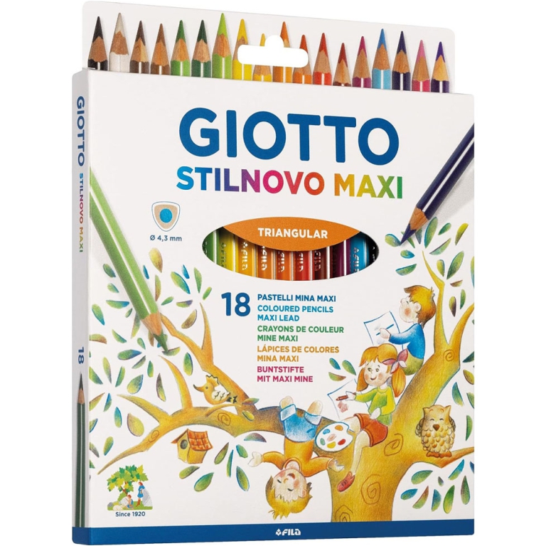 STILNOVO MAXI 18 COLORI 6 CONFEZIONI PASTELLI 2