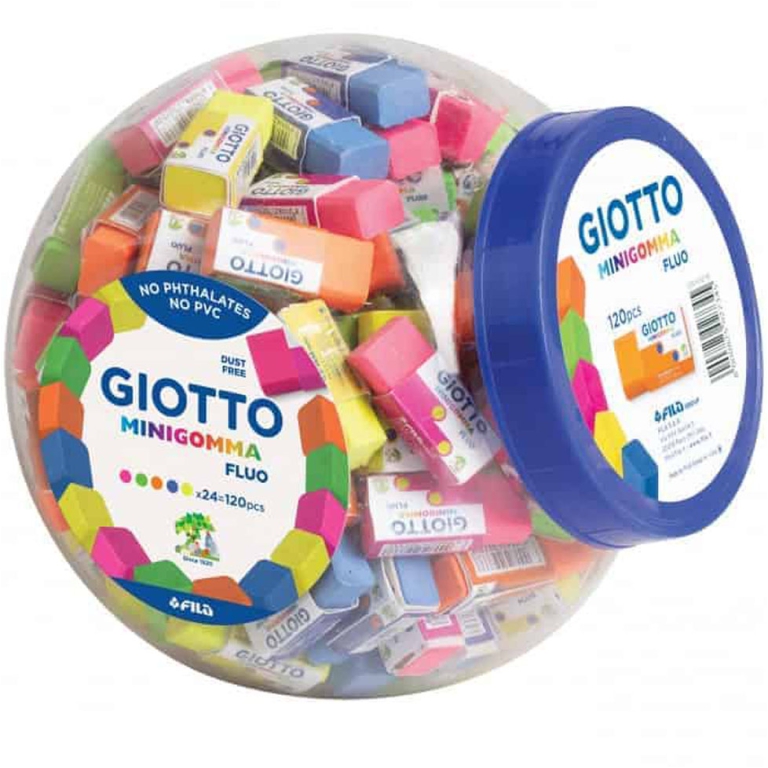 MINIGOMME 120PZ FLUO GIOTTO