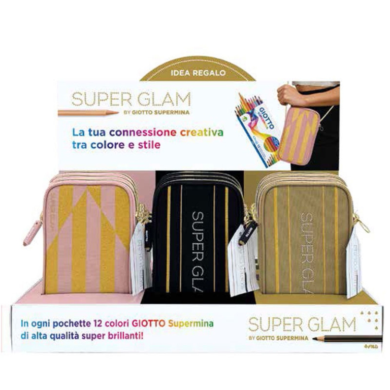 GIOTTO POCHETTE SUPERGLAM 9PZ DISPLAY