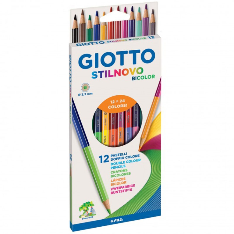 STILNOVO BICOLOR 12 COLORI 10 CONFEZIONI PASTELLI