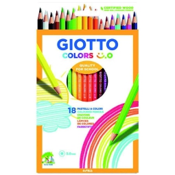 PASTELLI COLORS 18 COLORI 10 CONFEZIONI GIOTTO