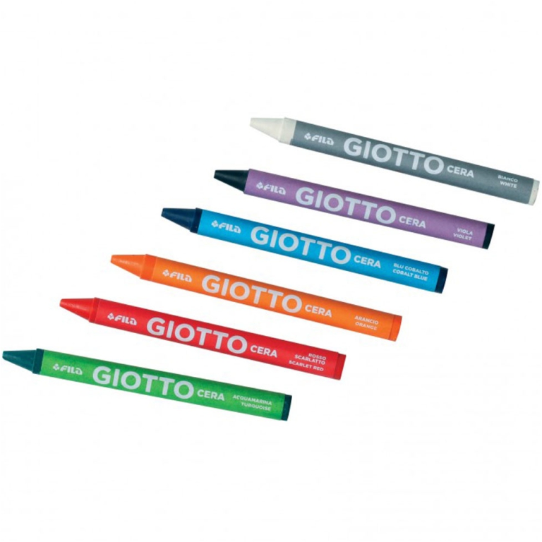 PASTELLI CERA 12 COLORI 10 CONFEZIONI GIOTTO 2