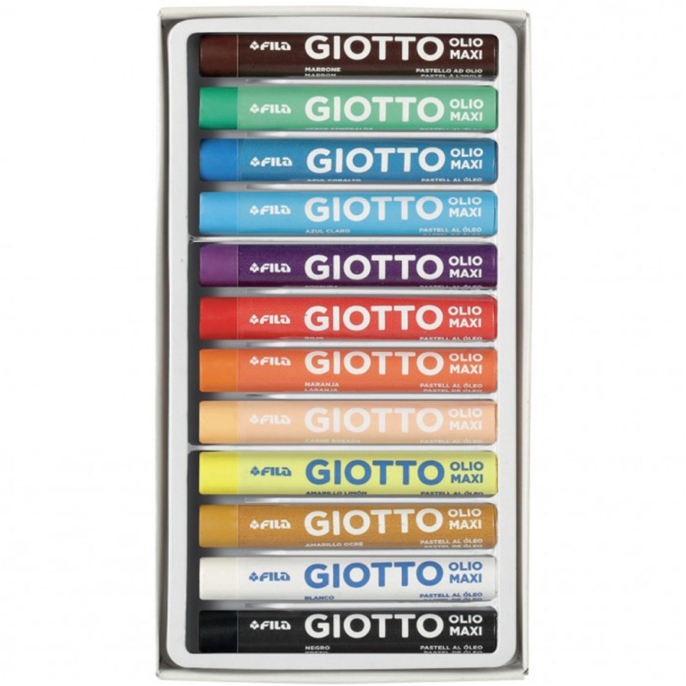 PASTELLI OLIO MAXI 12 COLORI 6 CONFEZIONI GIOTTO 2