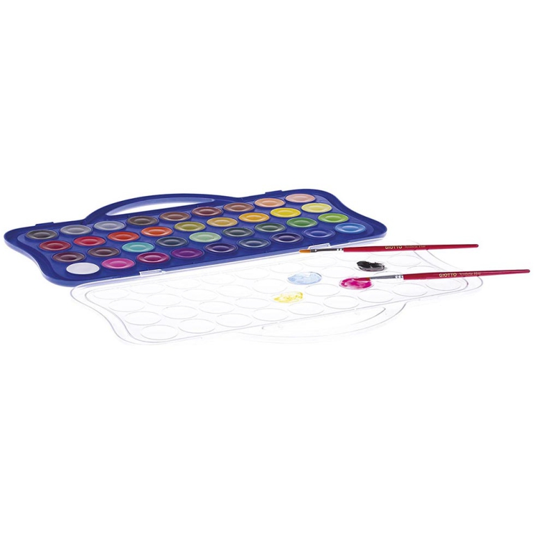 ACQUERELLI 36 COLORI 2 SCATOLE PLASTICA GIOTTO 3