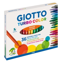 TURBOCOLOR 36 COLORI 5 CONFEZIONI PENNARELLI