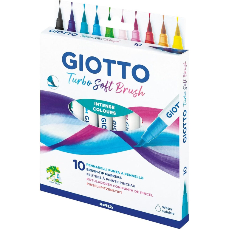 TURBO SOFT BRUSH 10 COLORI GIOTTO 2