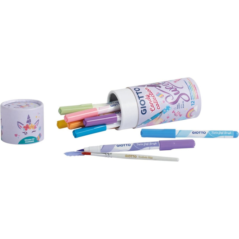 TURBO SOFT BRUSH 12 COL  CANDY COLLECTION 2