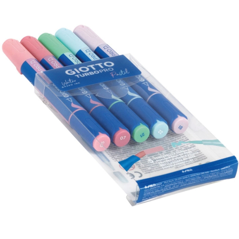 PENNARELLI GIOTTO TURBO PRO 5 COLORI DOPPIA PUNTA 3