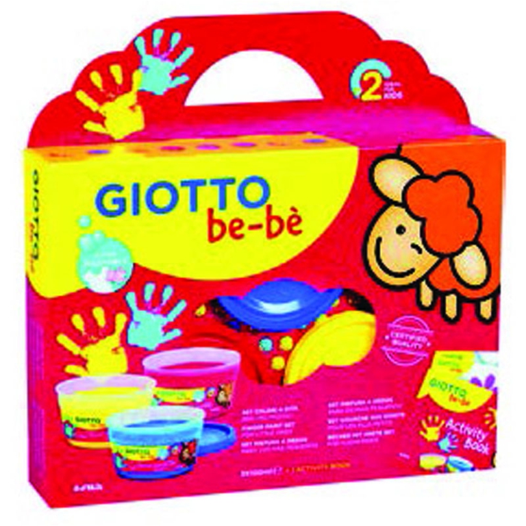 TEMPERA A DITA 100ML SET 3 COLORI GIOTTO BEBE'