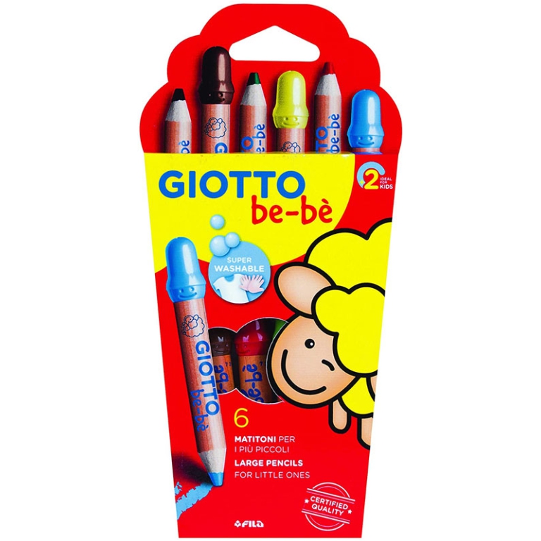 SUPERMATITONI 6 COLORI GIOTTO BEBE'