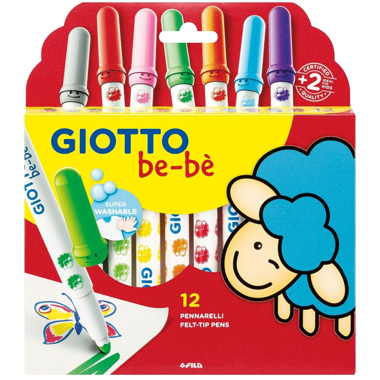 SUPERPENNARELLI 12 COLORI GIOTTO BEBE'