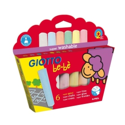 SUPERGESSETTI 6 COLORI   GIOTTO BEBE'