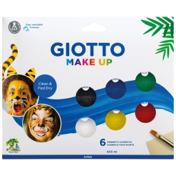 GIOTTO MAKE UP 6 OMBRETTI5ML COLORI CLASSICI