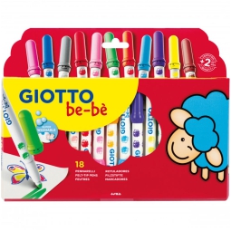SUPERPENNARELLI 18 COLORI GIOTTO BEBE'