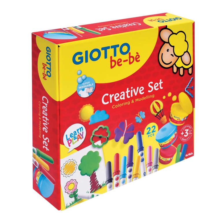 CREATIVE SET COLORING&MODELLING GIOTTO BE-BE'