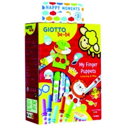 HAPPY MOMENTS MY FINGER PUPPETS GIOTTO BE-BE'