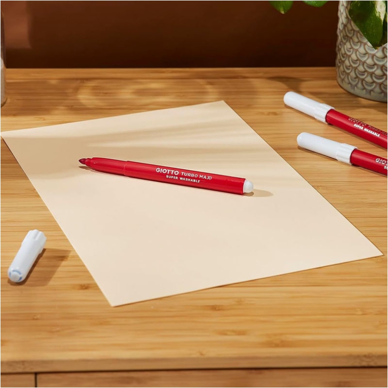 TURBOMAXI 12PZ ROSSO SCARLATTO PENNARELLO GIOTTO 3