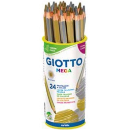 PASTELLI MEGA 24PZ ORO/ARGENTO GIOTTO