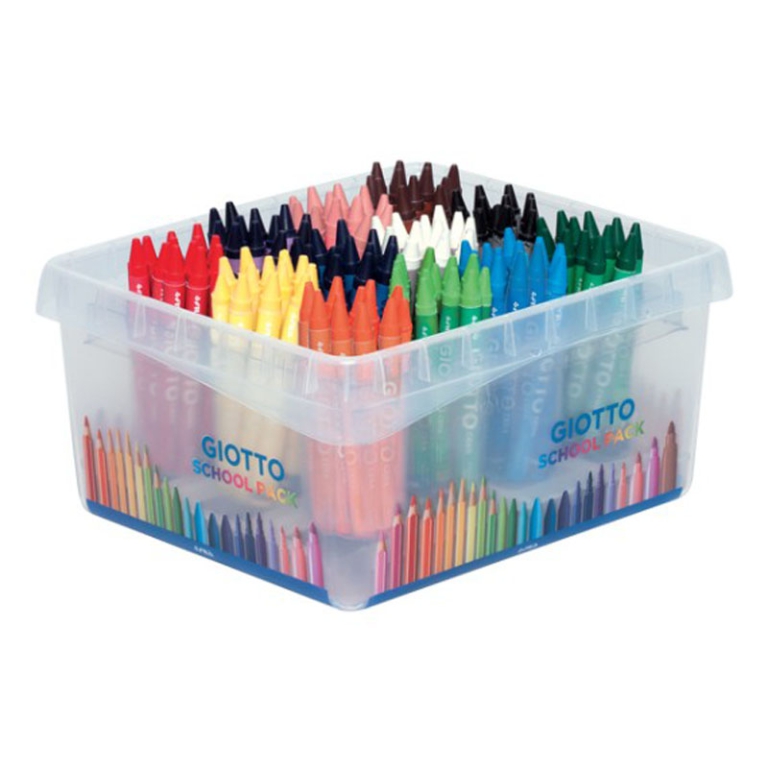 PASTELLI CERA 144PZ GIOTTO SCHOOLPACK