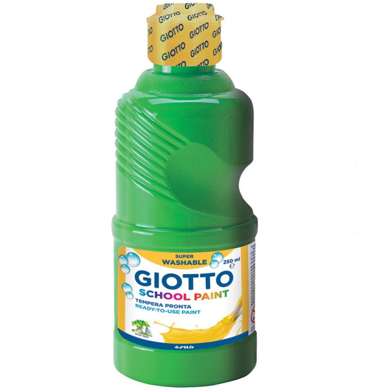 TEMPERA 250ML VERDE PAINT GIOTTO