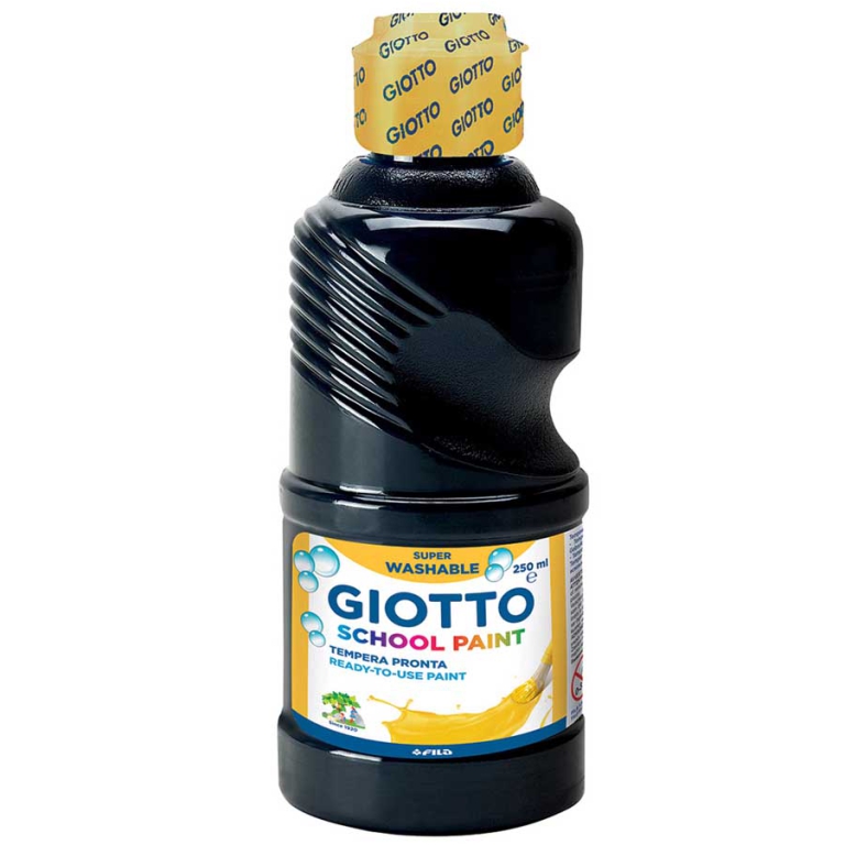 TEMPERA 250ML NERO PAINT  GIOTTO