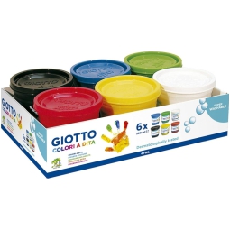 TEMPERE A DITA 200ML 6 COLORI GIOTTO