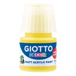 TEMPERE DECOR ACRYLIC 6PZ 25ML GIALLO