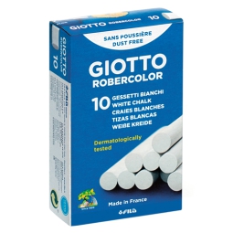 GESSO BIANCO 10PZ TONDO 10 CONFEZIONI GIOTTO