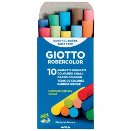 GESSO COLORATO 10PZ TONDO 10 CONFEZIONI GIOTTO