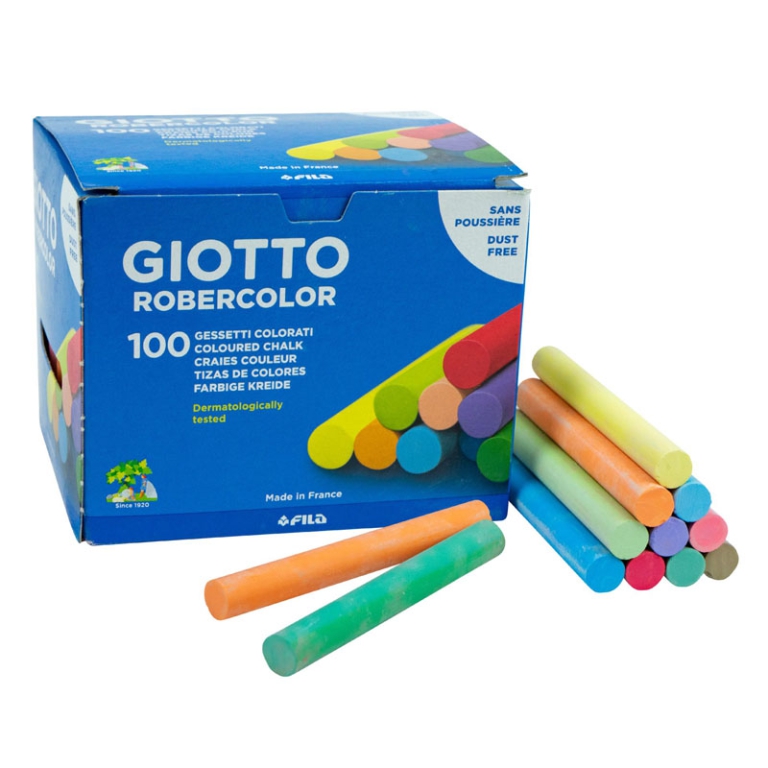 GESSO COLORATO 100PZ TONDO GIOTTO