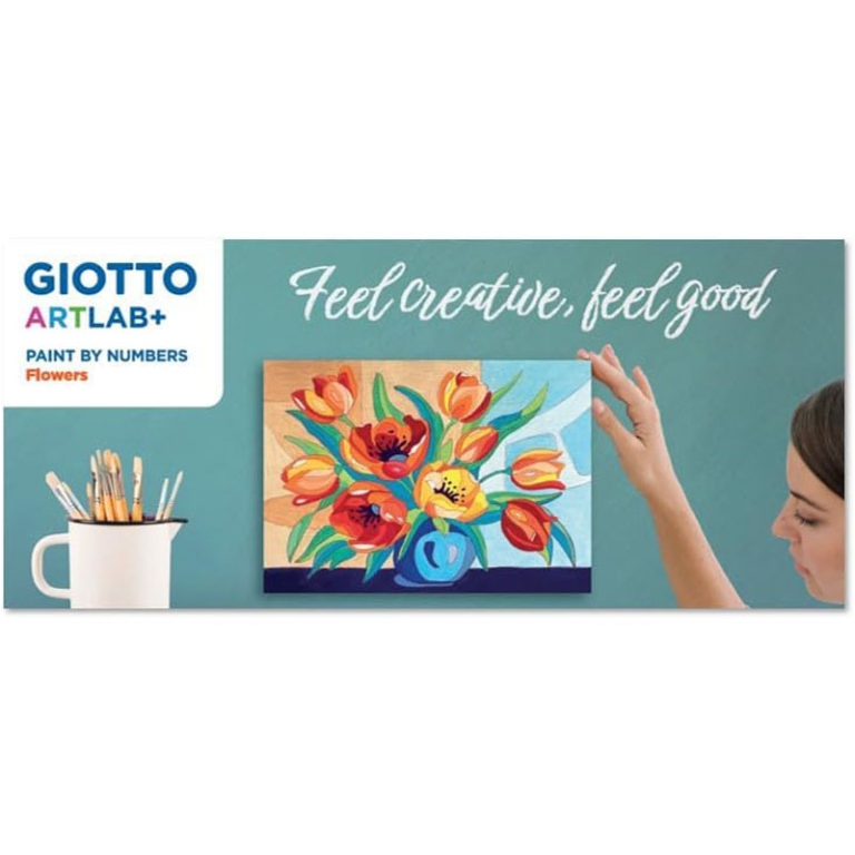 GIOTTO PIXEL PAINT BY NUMBERS FLOWERS ARTLAB+ 3
